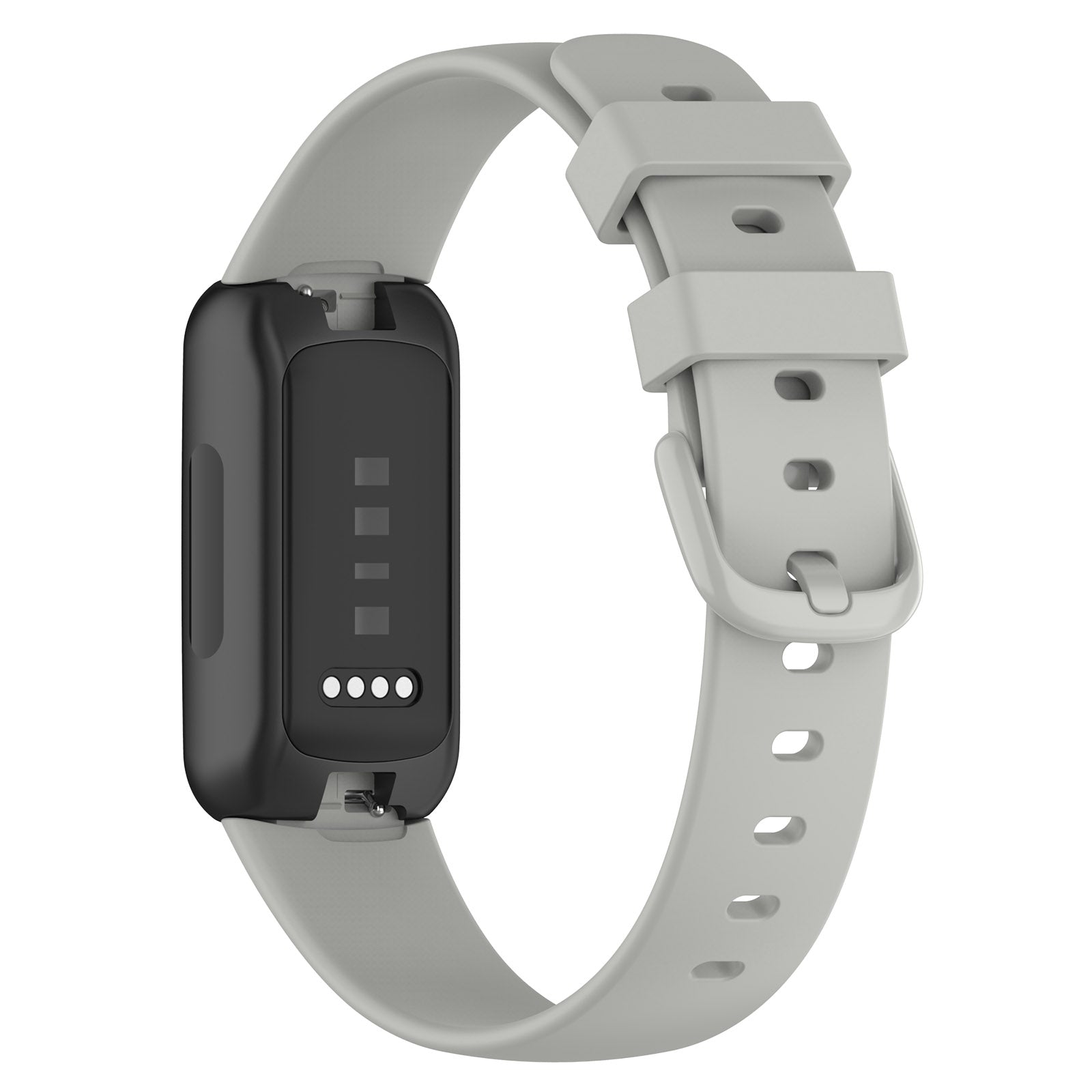 For Fitbit Inspire 3 Silicone Wristband Sports Watch Strap, Size: L - Black For Fitbit Inspire 3 Silicone Wristband Sports Watch Strap, Size: L - Black